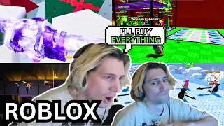 xQc DOMINATES EVERY Roblox Game