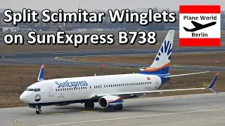 Split Scimitar Winglets on Sun Express Boeing 737-800 *TC-SEJ*