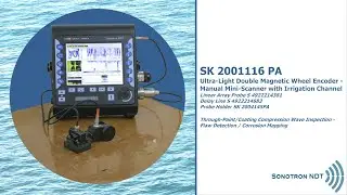 SK 2001116 PA - Ultra-Light Double Magnetic Wheel Encoder / PAUT - Compression Wave Inspection