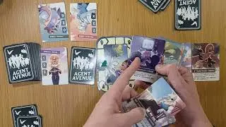 Как играть в Agent Avenue (обзор настольной игры для двух игроков) с быстрым набором настроек, ми...