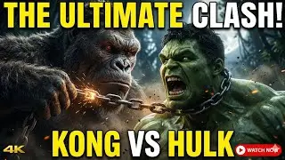 King Kong vs Hulk &ndash; Savage Jungle Fight | Ultra Realistic| 4K