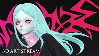 3D Art Stream - ngeUV komisan abis itu lanjut myabi