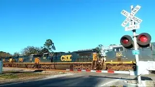 Dangerous Ending Kid Rides Over Tracks Right After Train Passes