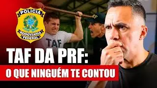 TAF PRF: NÃO COMETA ESSES ERROS!
