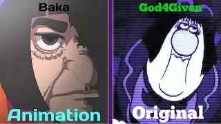 John Silver Walking Phonk EDIT (Animation and Original) [Comparison]