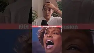Choir Kid reacts to Whitney Houston National Anthem (Super Bowl 1991)