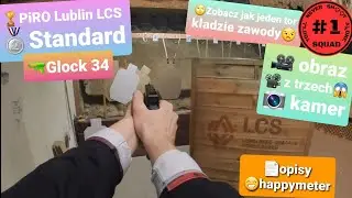 🏆Zawody PiRO LUBLIN LCS 39sekund kary na jednym torze 🫣🤦 🥈🔫Glock34 23.11.2025. Obraz z trzech kamer.