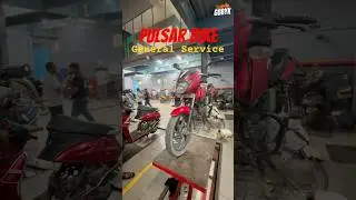 Pulsar Bike general service at GOBYK 🛠️🔥 #ytshorts #viral #automobile