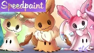 Speedpaint - Pok&eacute;mon Mimikyu Eevee Evolution