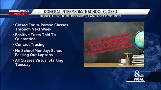 Donegal Intermediate School closing due to COVID-19