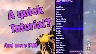 THE CRAZY BO2 MP MOD MENU PT 2! Also how to GET IT!