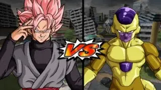 Goku Black vs Golden Freezer 