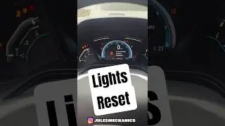 Honda ABS Traction Control and Steering Angle Sensor Reset | No Scanner Needed #shorts #hondacivic