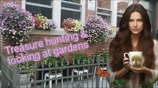 Treasure Hunting & Garden Snooping #nyc #plants #gardening #garden #nylife #nyclife #garbagepicking