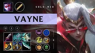 Vayne Mid vs Katarina - EUW Master Patch 25.24