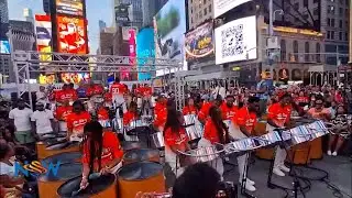 All Stars Celebrates 90th Anniversary & World Steelpan Day In Times Square