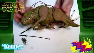 Retro Kenner Star Wars Toy Opening! The Power of the Force 1997 Dewback and Sandtrooper 2 pack!