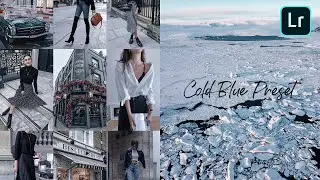 Cold Blue Preset Lightroom Mobile Editing | C. Faith
