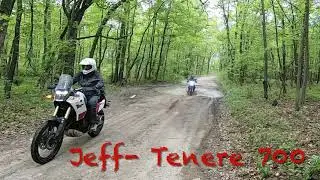 Africa Twin, Michaux State Forest, TAT  Route
