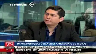 ENTREVISTA A HERBERT CALLER Y CLAUDIA DOSTAL TV PERU NOTICIAS 7 3 CLC - CALLER LANGUAGE CENTER