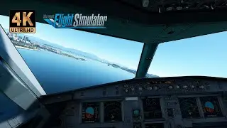 [🔴4K] Landing At Santos-Dumont Airport Rio de Janeiro Brazil I A320 Fenix I MSFS 2020
