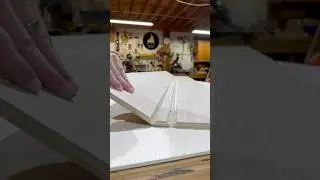 Clean mitered edge floating shelf! #miter #goals #shelf #whiteoak #diy #youcandoit #carpentry