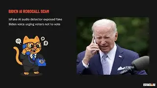 Fake Biden Robocall: AI Voice Told Voters Not to Vote | isFakeAI