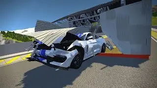 METAL SHED vs CARS - CRASHES COMPILATION - BeamNG Drive #57