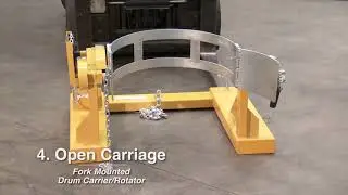 Drum carrier rotator for forklift DCR-205 series