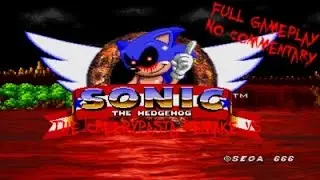 Sonic.exe The Creepypasta Remake v5 - Full Gameplay - No Commentary