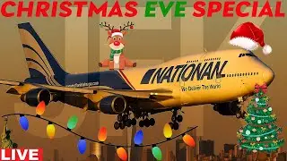 JFK CHRISTMAS EVE LIVE | ARRIVAL RUSH FOR THE HOLIDAYS