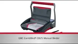 GBC CombBind&reg; CB25 Manual Binding Machine - Product video (EN)
