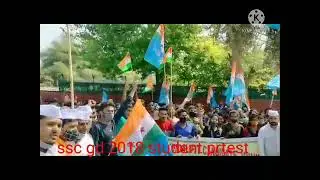NSUI & SSC GD 2018 student protest in delhi 12/03/2021 LIVE