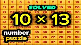 10×13 number puzzles enhance critical thinking, serving as a great way to develop mental abilities.