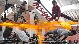 INSANE Freestyle Workout | Savage skills | The Best Street Workout Family Ever -  KARIMTHENICS