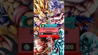 INSANE 2,000 CC SUMMON!!! | #dblegends #dbl #dragonballlegends #dblshorts