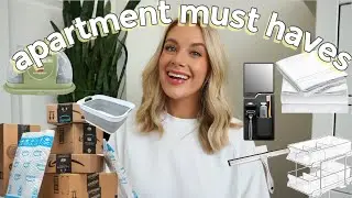 20+ Amazon ESSENTIALS I bought for my new apartment | Kitchen | Bathroom | Cleaning & Organizing