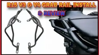 R15 V3 Grab Rail Installation: Pillion Comfort Problem Solved! ✅