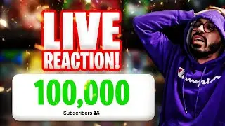 HITTING 100k SUBSCRIBERS LIVE REACTION + DARK MATTER PULL!!!