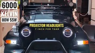Mahindra Thar Projector Installation