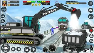 Snow fall cleaner ||Games|| Grand Snow Excavator Simulator
