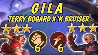 UNSTOPPABLE !🔥 TERRY BOGARD X 'K BRUISER ! COMBO 6 BRUISER 6 KOF TERGILA ! MAGIC CHESS GO GO