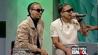 JC LA NEVULA y ALBERT 06 juntos otra vez en AQUI SE HABLA ESPANOL!