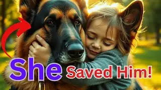 Abandoned German Shepherd Saved by a Little Girl - Heartwarming Rescue Story