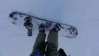 rear-entry snowboard binding ad
