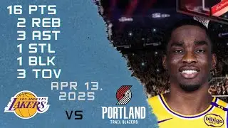 Shake Milton Player Full High Lowlights vs BLAZERS 13 04 2025 Regular Season