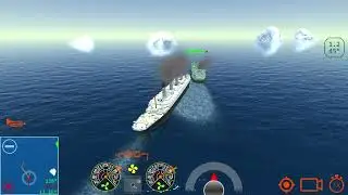 The RMS Olympic collided with a Crossing Livestock Carrier Ship - Ship Handling Simulator