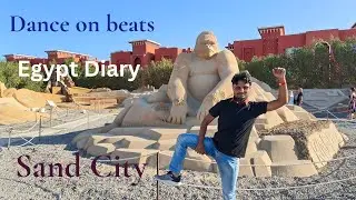 Dancing on hip hop beats random ! Mini Egypt Hurghada | Sandstone Sculptures and a Dance Twist