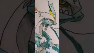 Pokemon Kyurem -White art | #art #kyurem #pokemon #drawing #trending #shorts #Famous #Anime