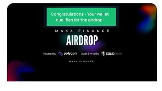 MAXX Finance Airdrop -[ Earn Free MAXX Token -] You can earn UpTo 70$ || check your luck